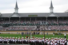 Twin Spires grandstand at Churchill Downs