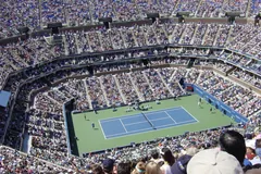 Arthur Ashe Stadium during a US Open match