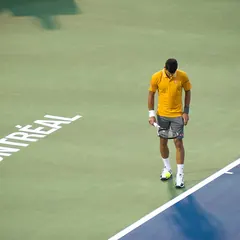 Player on court at the Rogers Cup in Montréal